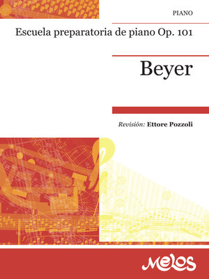 cover image of Escuela preparatoria de piano, Op. 101